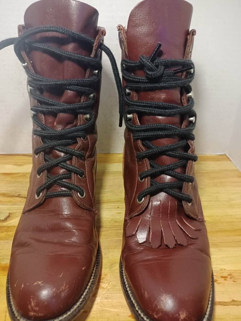 JUSTIN VINTAGE ROPER BOOTS WOMEN'S SIZE 5 1/2
